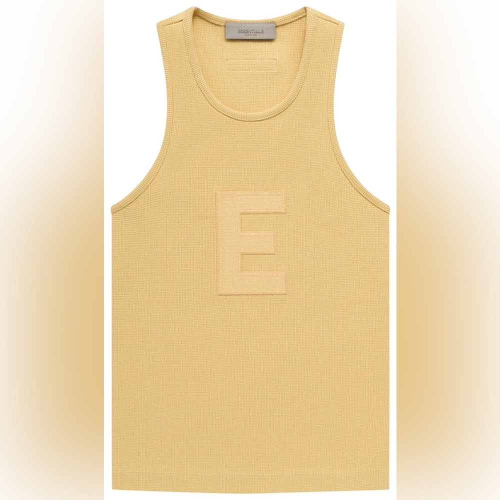 NWT Essentials Fear Of God Yellow‎ Sleeveless Top